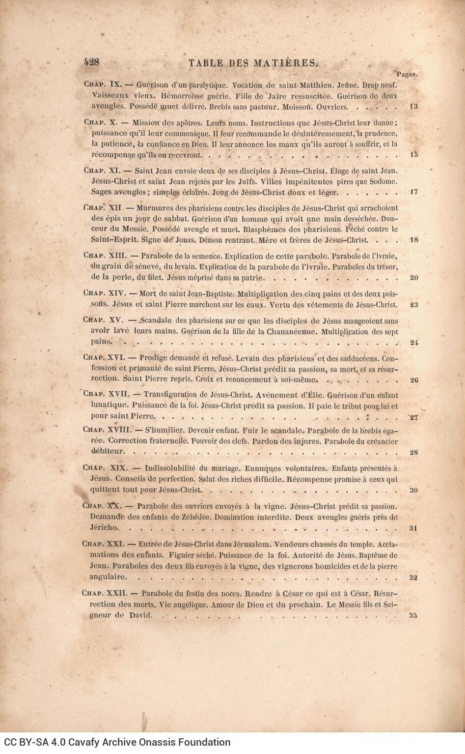 25,5 x 17 εκ. 10 σ. χ.α. + ΧΧΙΙΙ σ. + 570 σ. + 8 σ. χ.α., όπου στο φ. 2 κτητορική σφραγ�